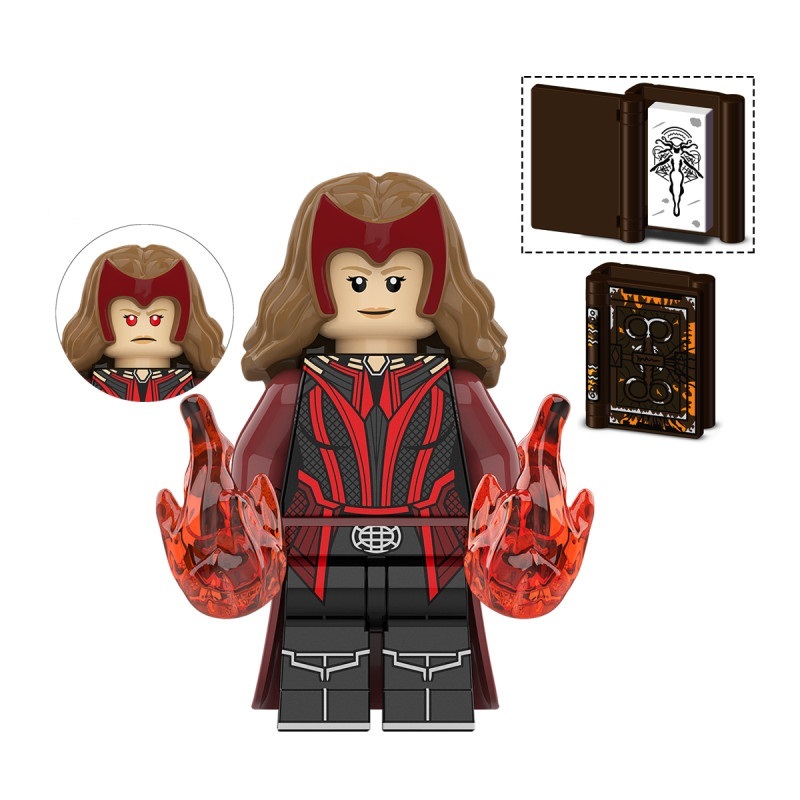 Lego minifigure hot sale scarlet witch