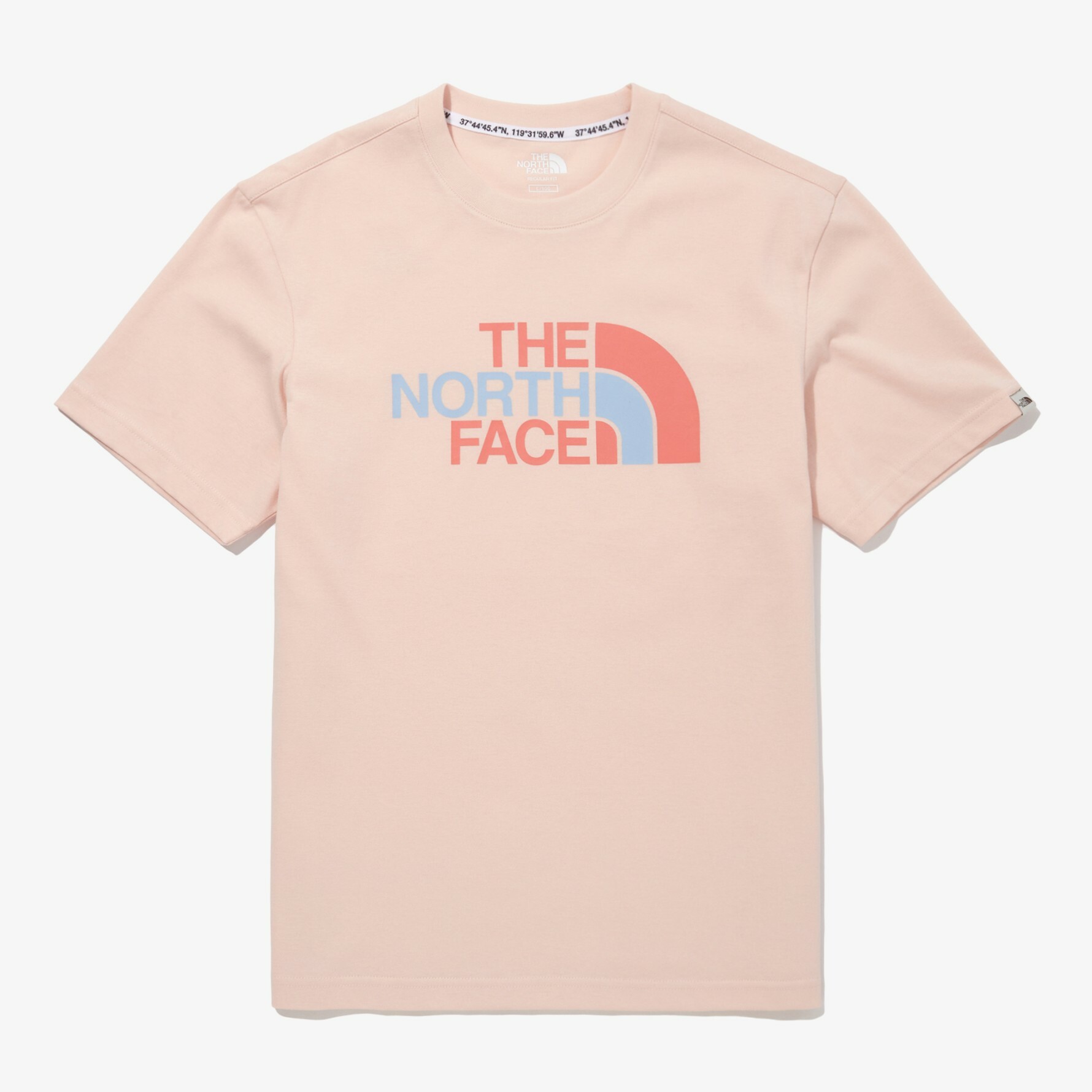 THE NORTH FACE RETRO LOGO 白標限定 桃粉 LOGO 短袖 短T NT7UN17N