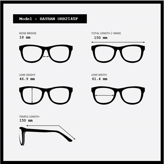 Wayfarer size outlet chart