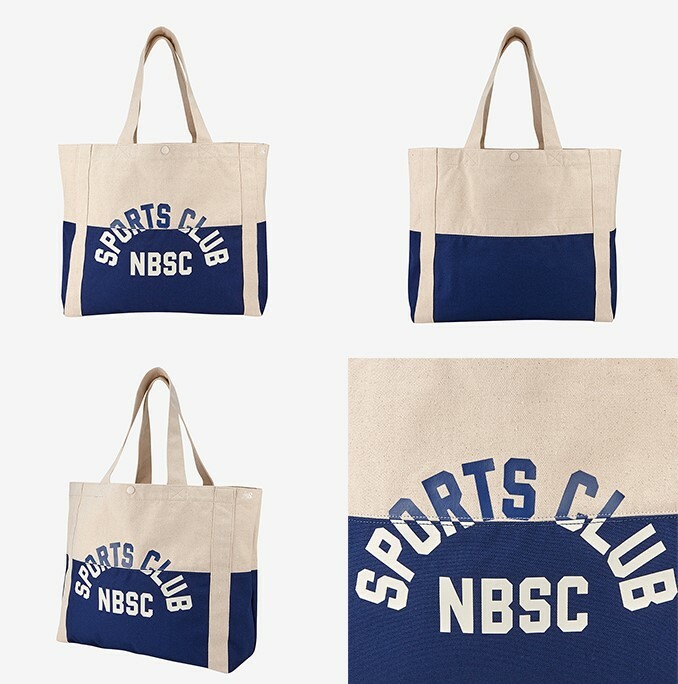 NEW BALANCE sports club tote bag 藍白拼接 托特包 NBGCCAA703_59