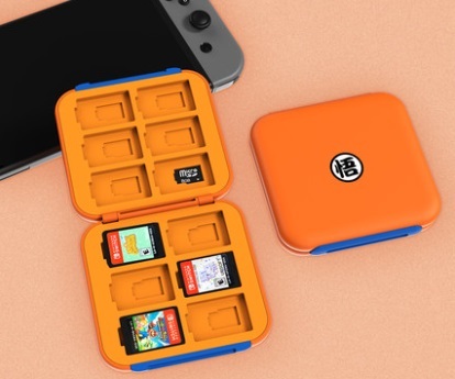 NS 良值 磁吸式卡匣收納盒 可收納12片遊戲卡帶&12片記憶卡 七龍珠 L579