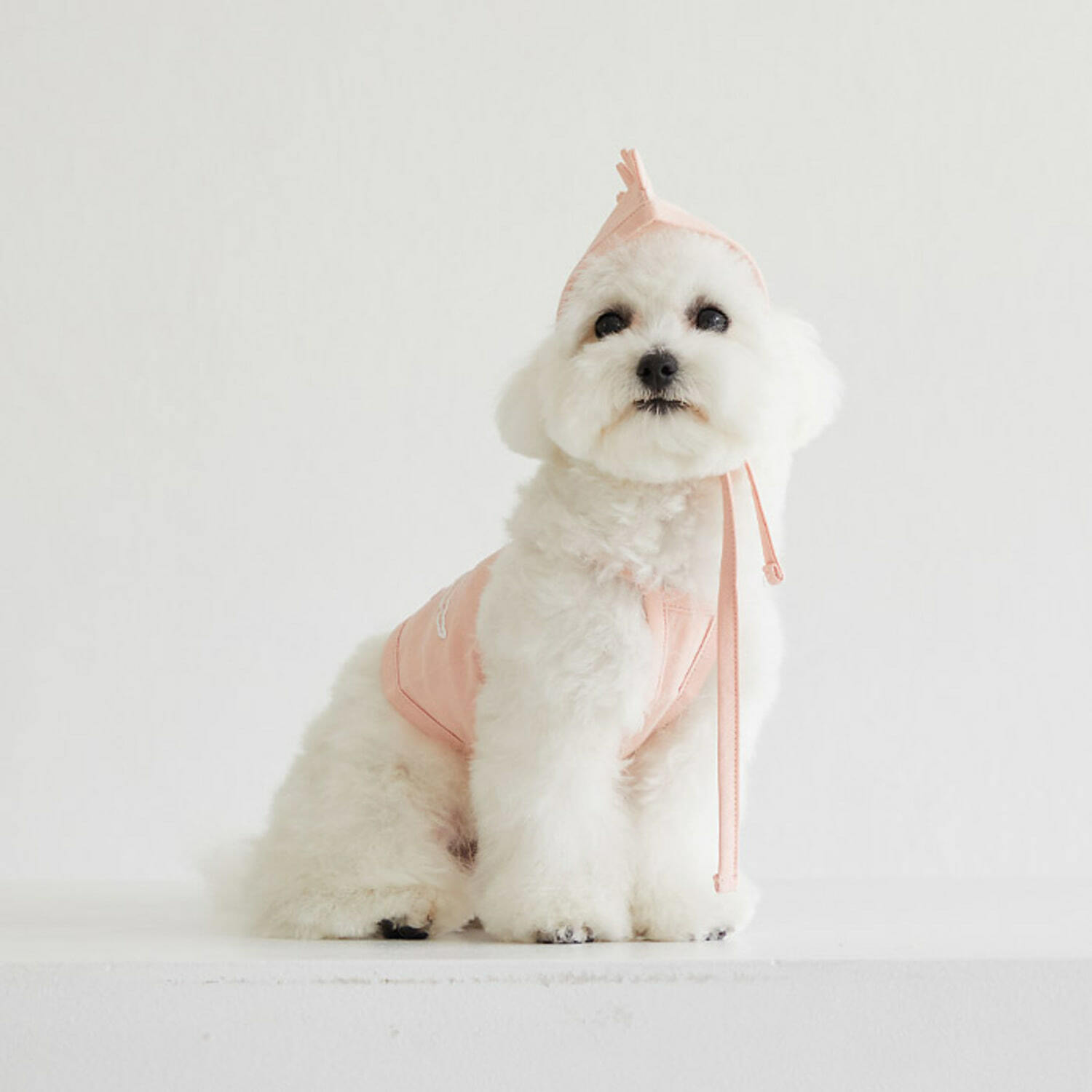 DAN Joguman 恐龍細肩帶＋帽子組合（粉紅)