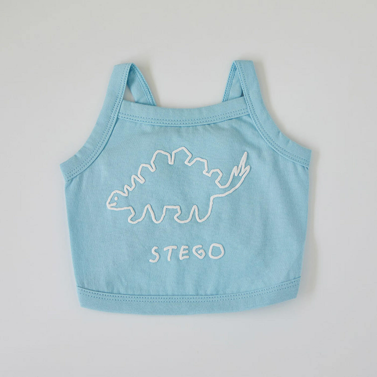 DAN Joguman 恐龍細肩帶＋帽子組合（藍）