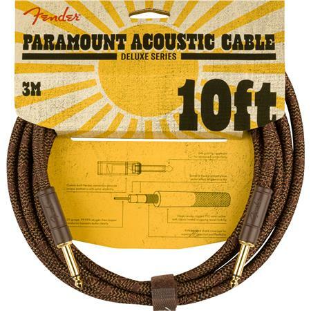 Fender 10 Paramount Series Acoustic Cable 木吉他 導線
