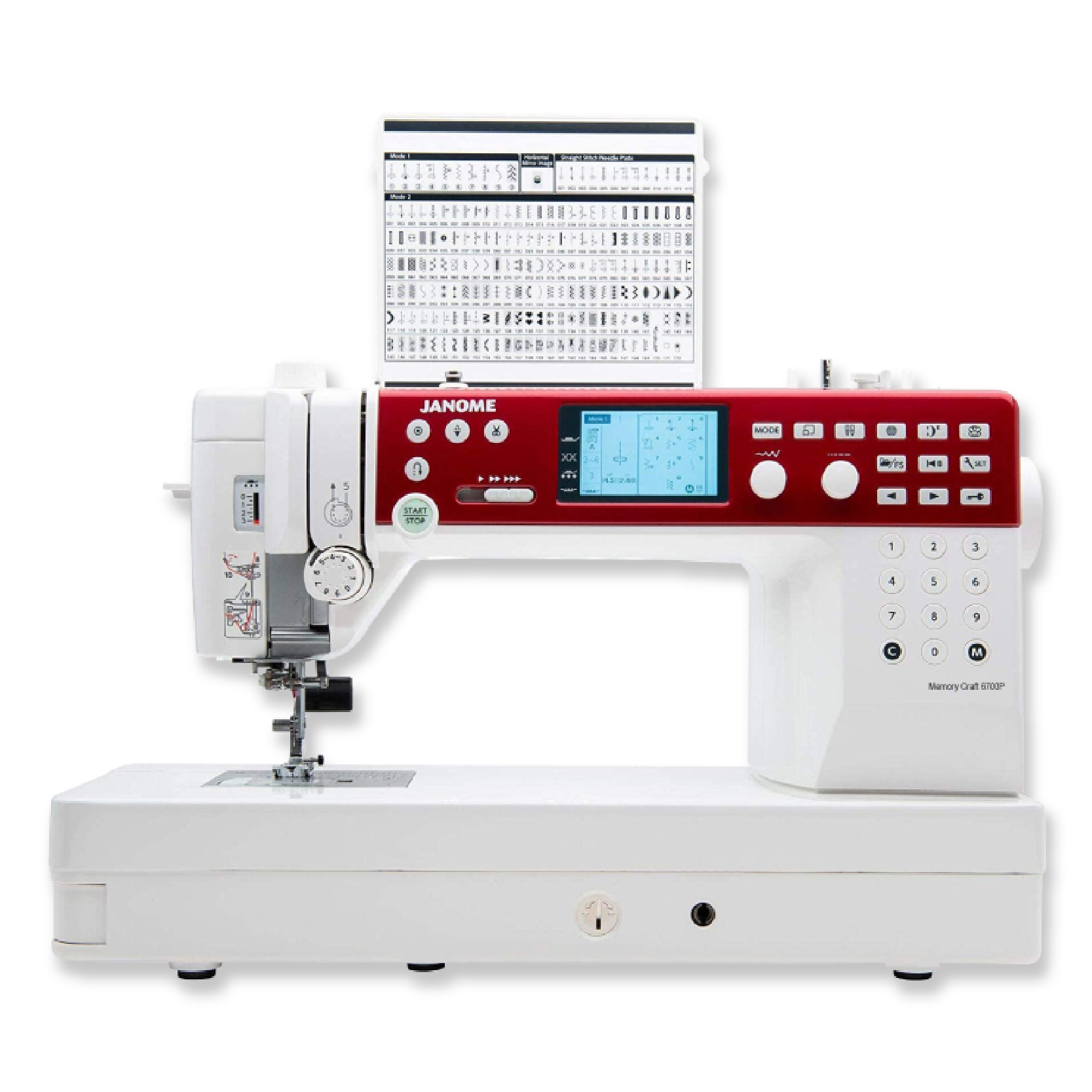 車樂美JANOME Memory Craft 6700P 電腦型縫紉機全迴轉