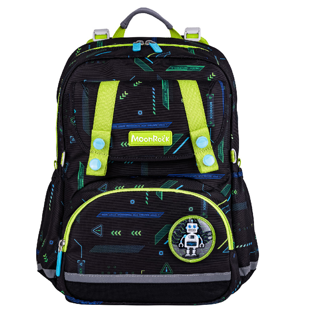 SP1 低年級 未來世界(黑色)護脊書包