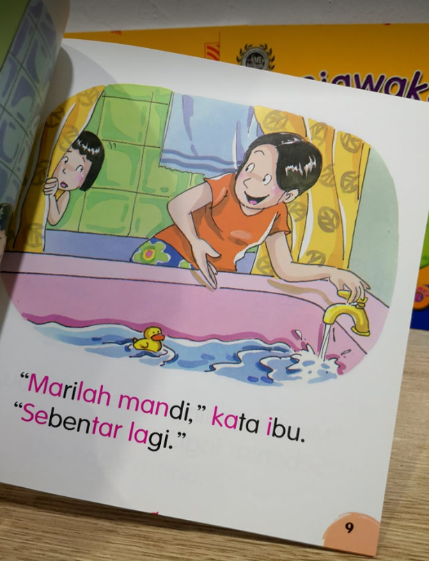 PELANGI Seronoknya Membaca Set 2 (3本 黄色系列）