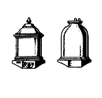 Cal scale 190-338 1870年代 汽包沙塔銅套件