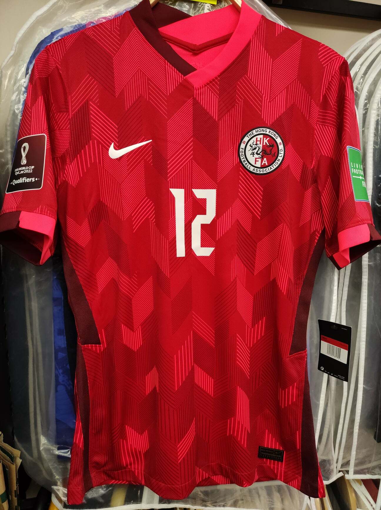21-22香港隊主場球員版球衣