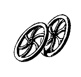 Cal scale 190-289 HO規 Brake Wheels 剎車輪.6入