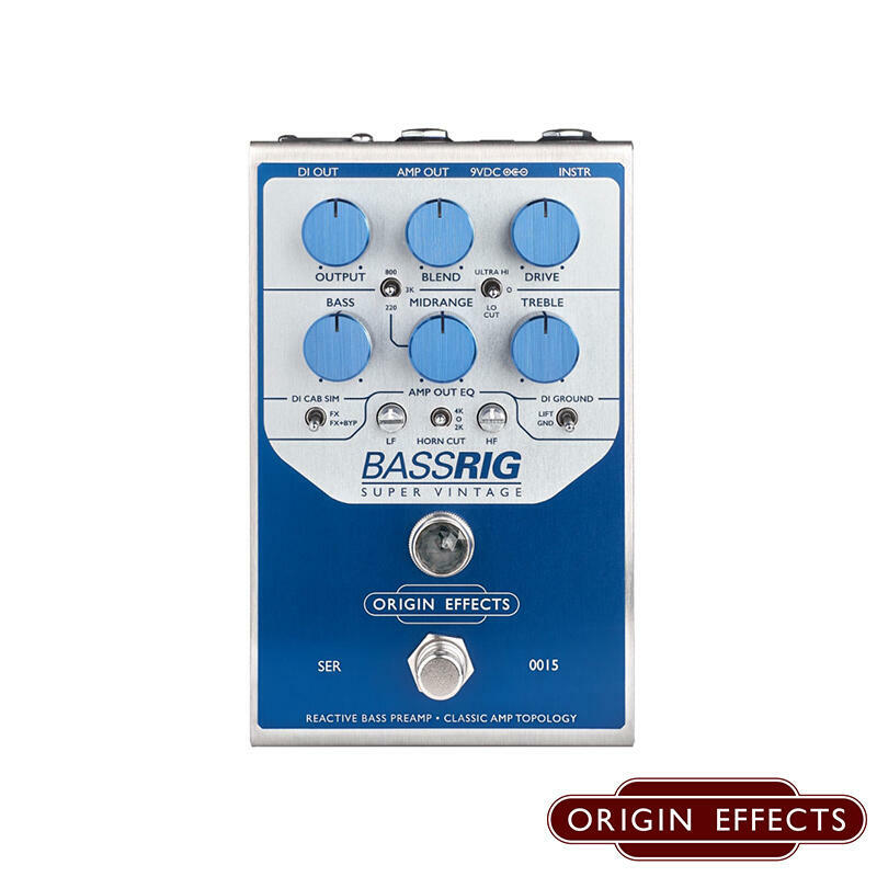 Origin Effects Bassrig Super Vintage 貝斯前級效果器 箱體模擬