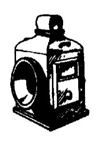 Cal scale 190-305 Headlight Baldwin Box 頭燈燈箱