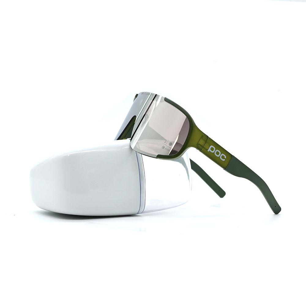 poc aspire performance sunglass - epidote green translucent (violet