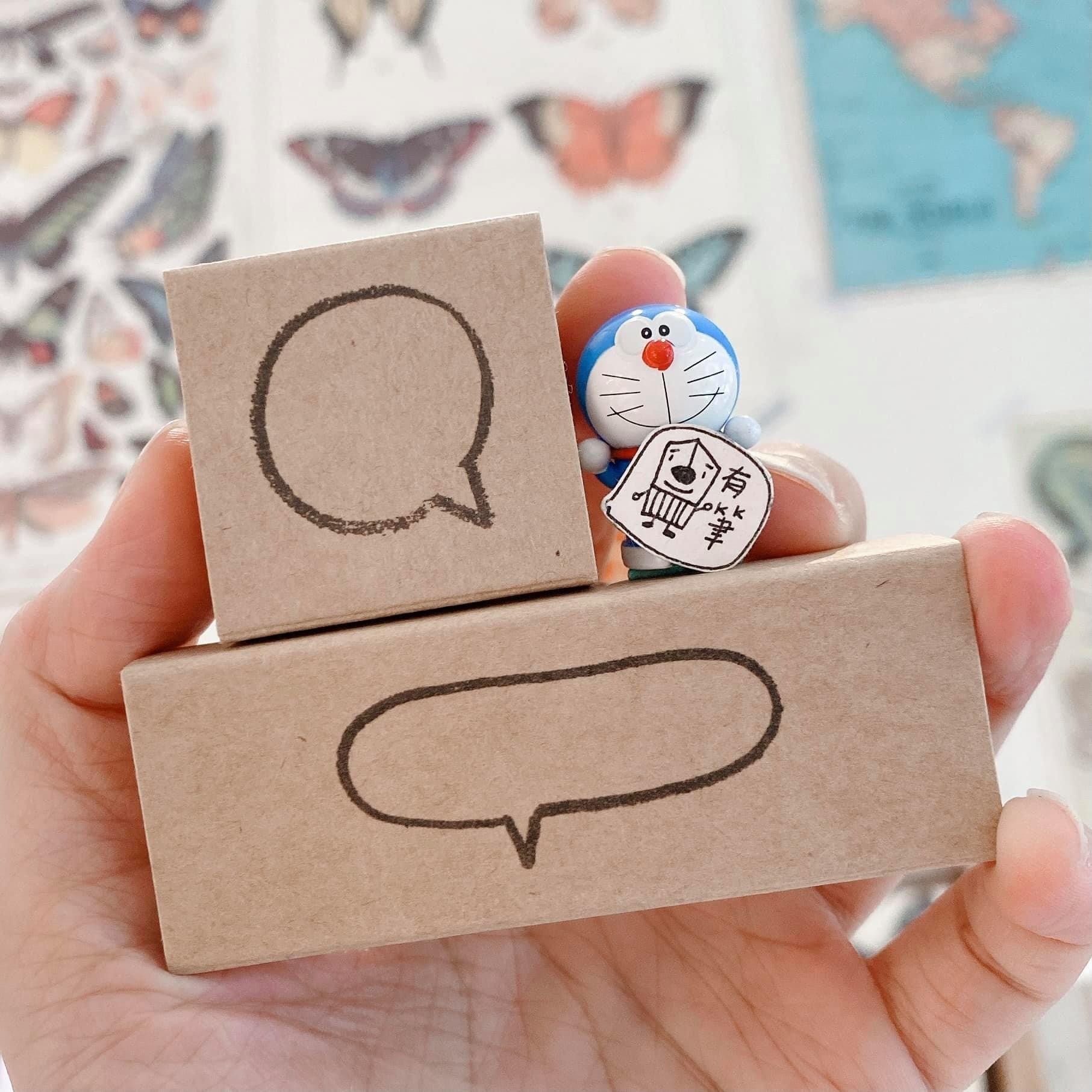 對話框 膠版印章｜一分之一工作室 臺灣