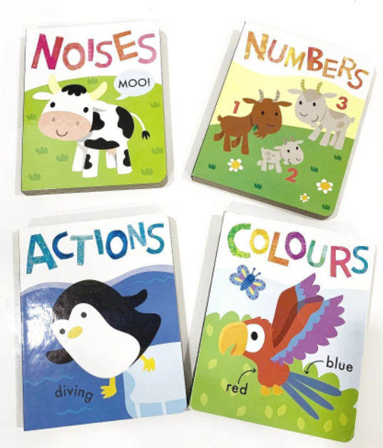 cs My Library of Animals (4 board books)