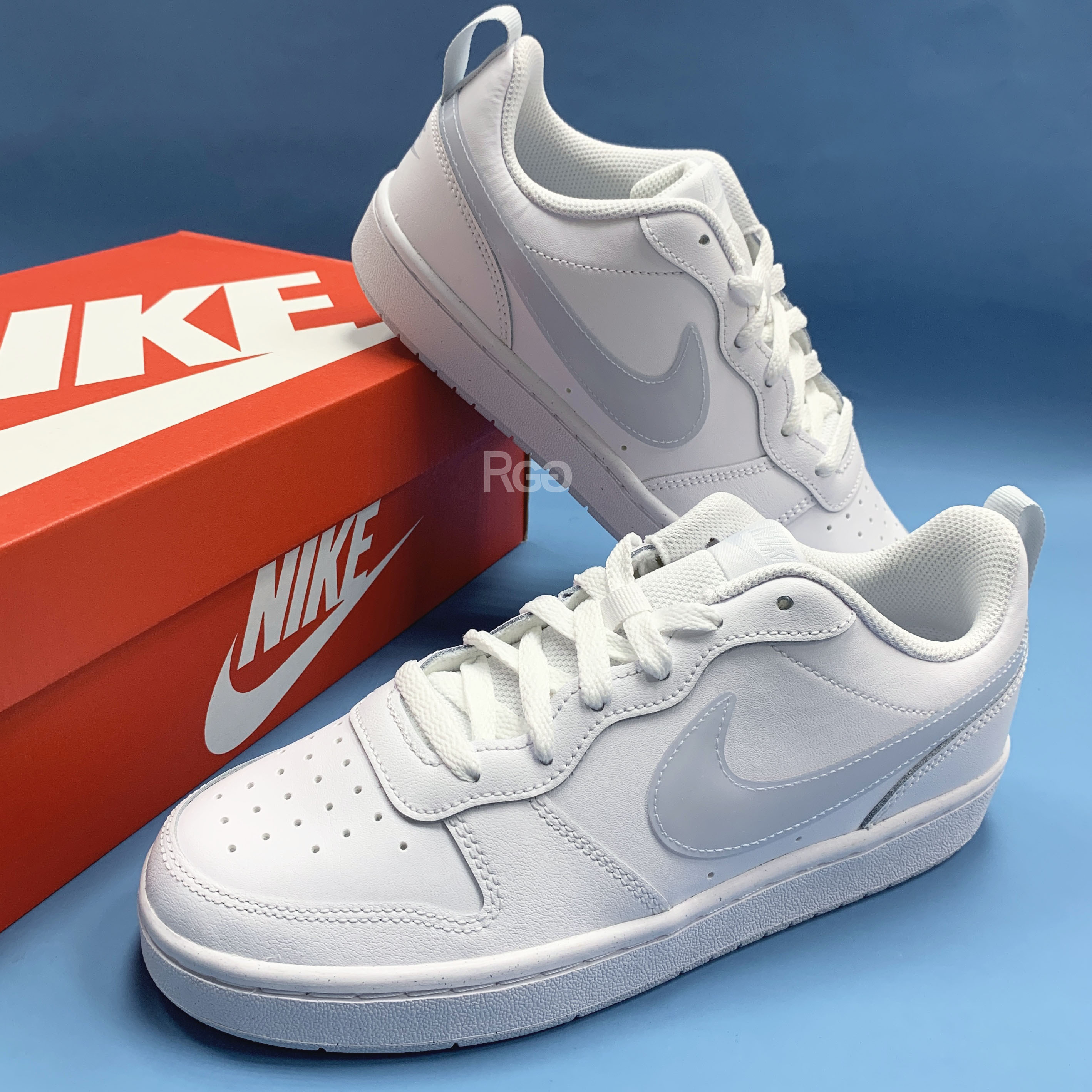 Nike Court Borough Low 2 (GS) 寶寶藍 仙杜瑞拉 小DUNK (BQ5448-118)