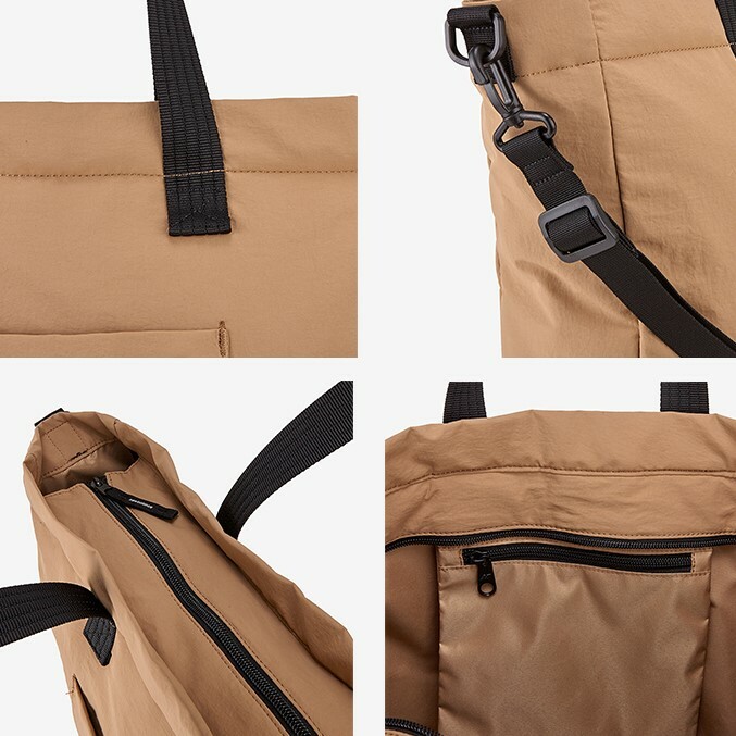 NEW BALANCE 肩背包 手提包 公事包 卡其色 NBGCCAA701_35