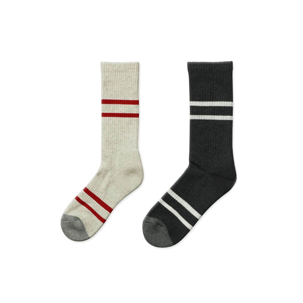 WARX - 復古條紋 高筒襪