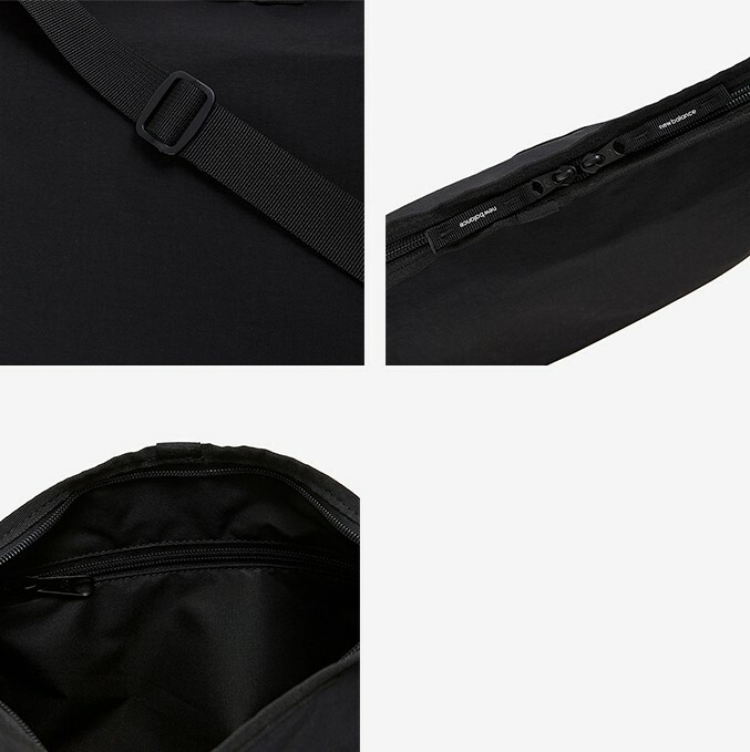 NEW BALANCE 基本款 側背包 斜背包 全黑 NBGCCAA503_19