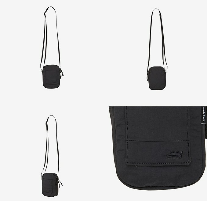 NEW BALANCE 基本款 迷你包 側背包 斜背包 黑 NBGCCAA502_19