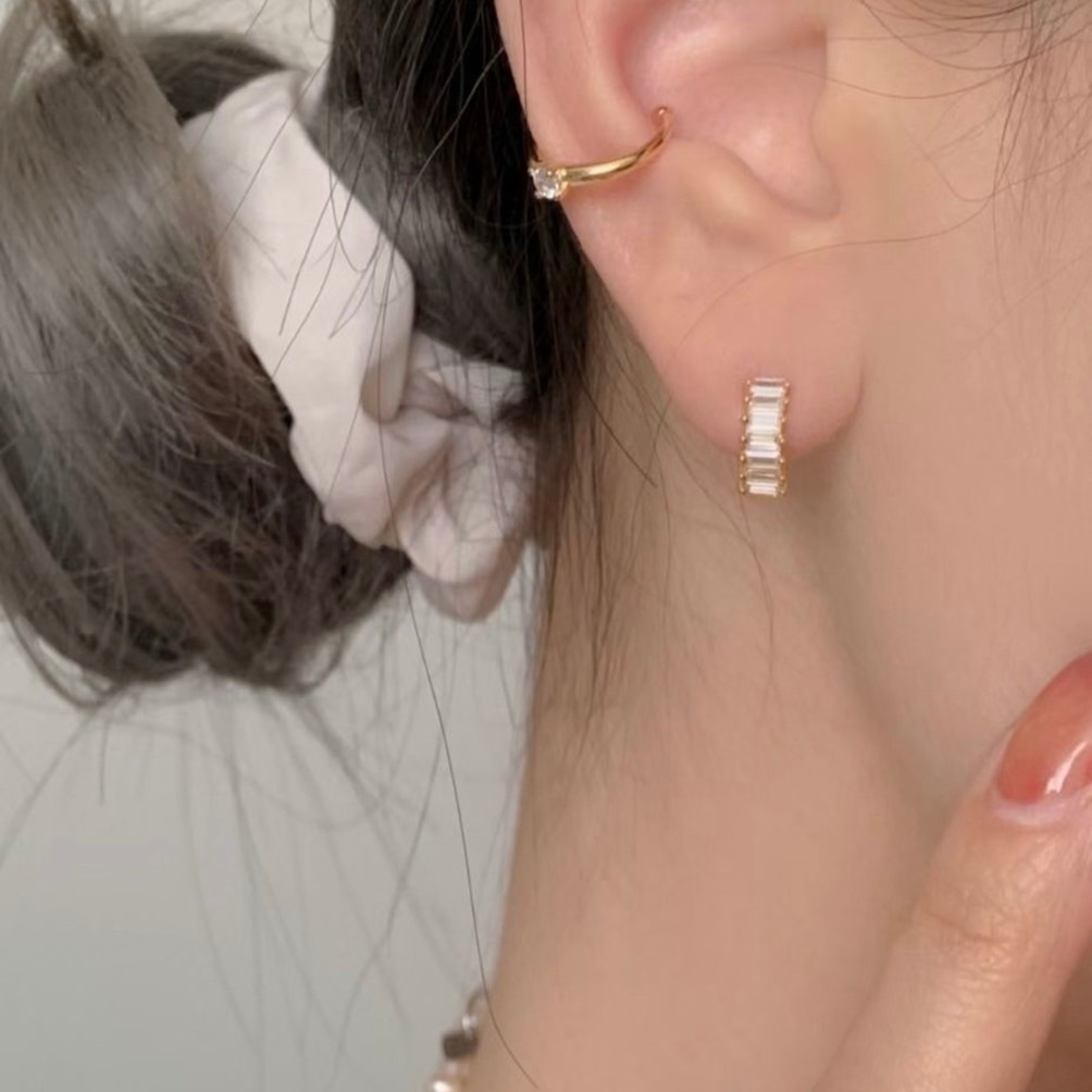 925silver-Mirror earrings