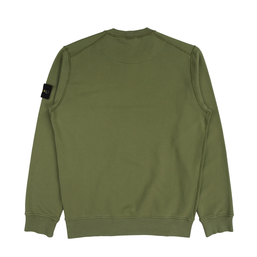 Stone Island 100％純棉 衛衣 長袖 橄欖色