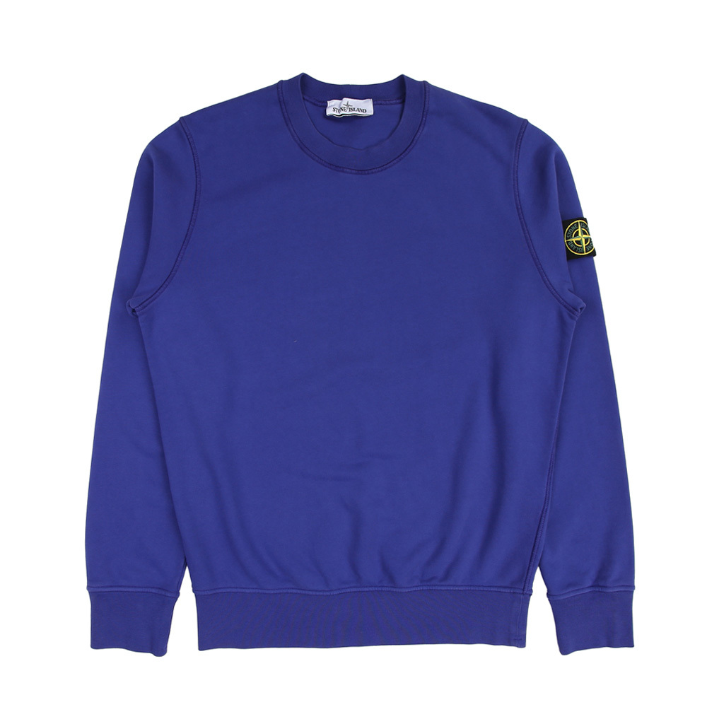Stone Island 100％純棉 衛衣 長袖 亮藍色