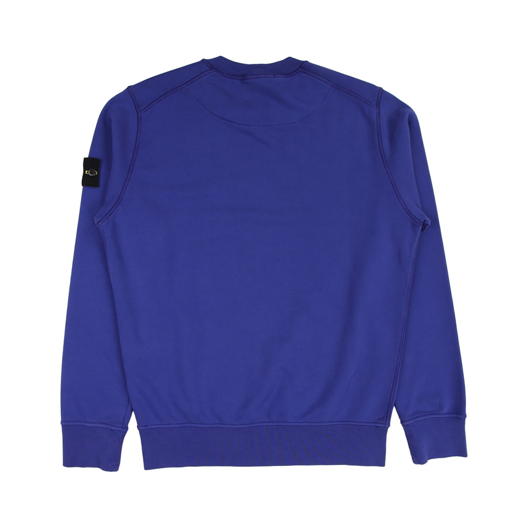 Stone Island 100％純棉 衛衣 長袖 亮藍色