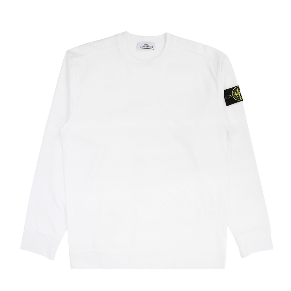 Stone Island 100％純棉 衛衣 長袖 白色