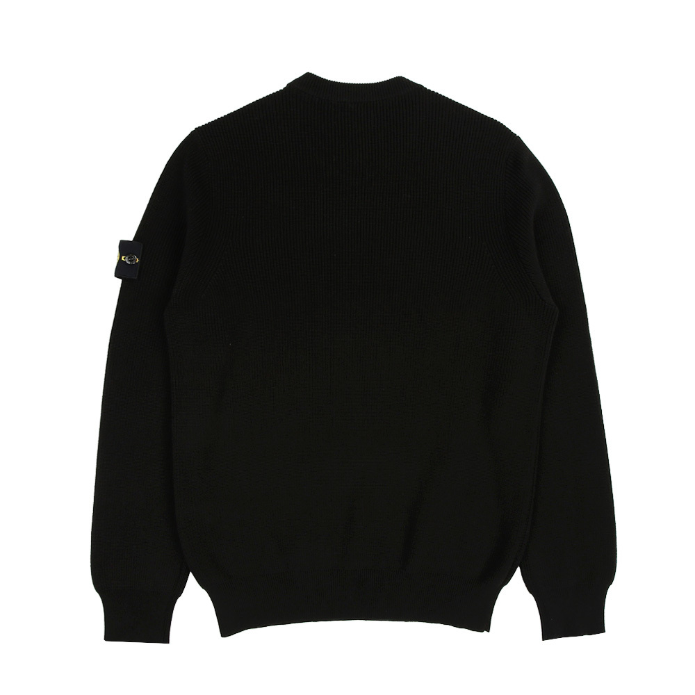 Stone Island 100％純棉 針織衫 長袖 黑色