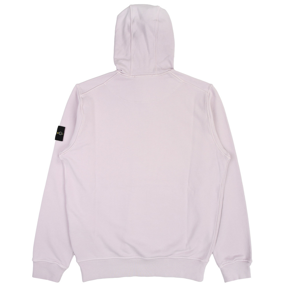 Stone Island 100％純棉 帽T 長袖 粉紅色