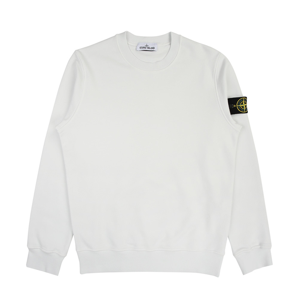 Stone Island 100％純棉 T恤 長袖 霧白色