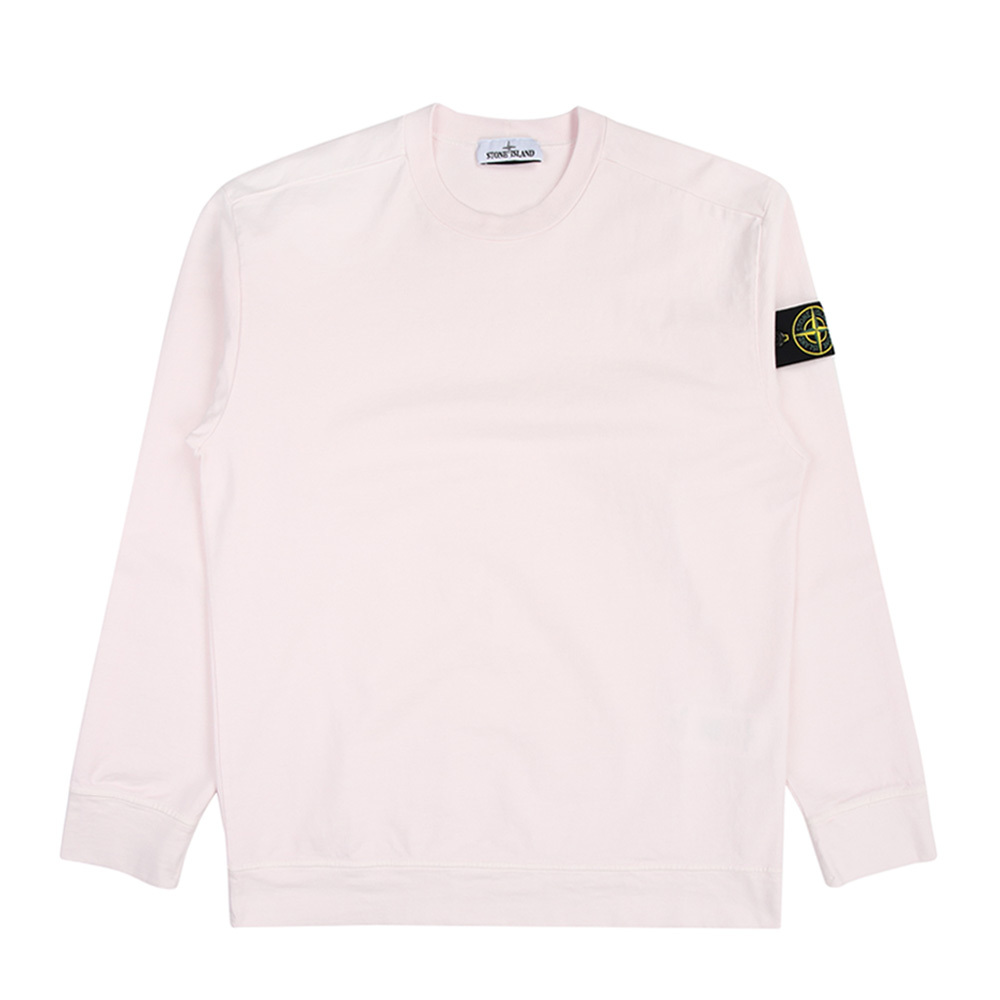 Stone Island 100％純棉 T恤 長袖 粉色