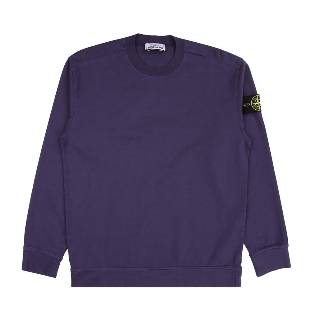 Stone Island 100％純棉 T恤 長袖 深藍色