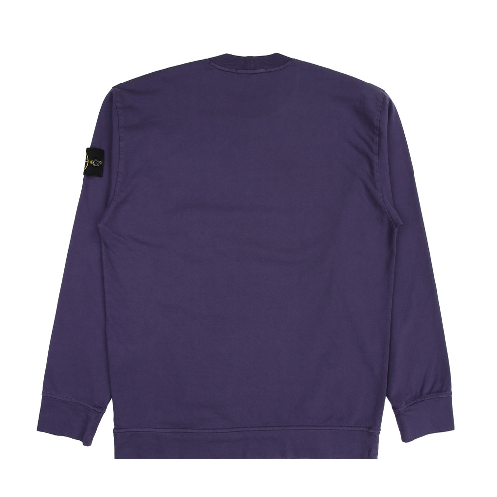 Stone Island 100％純棉 T恤 長袖 深藍色