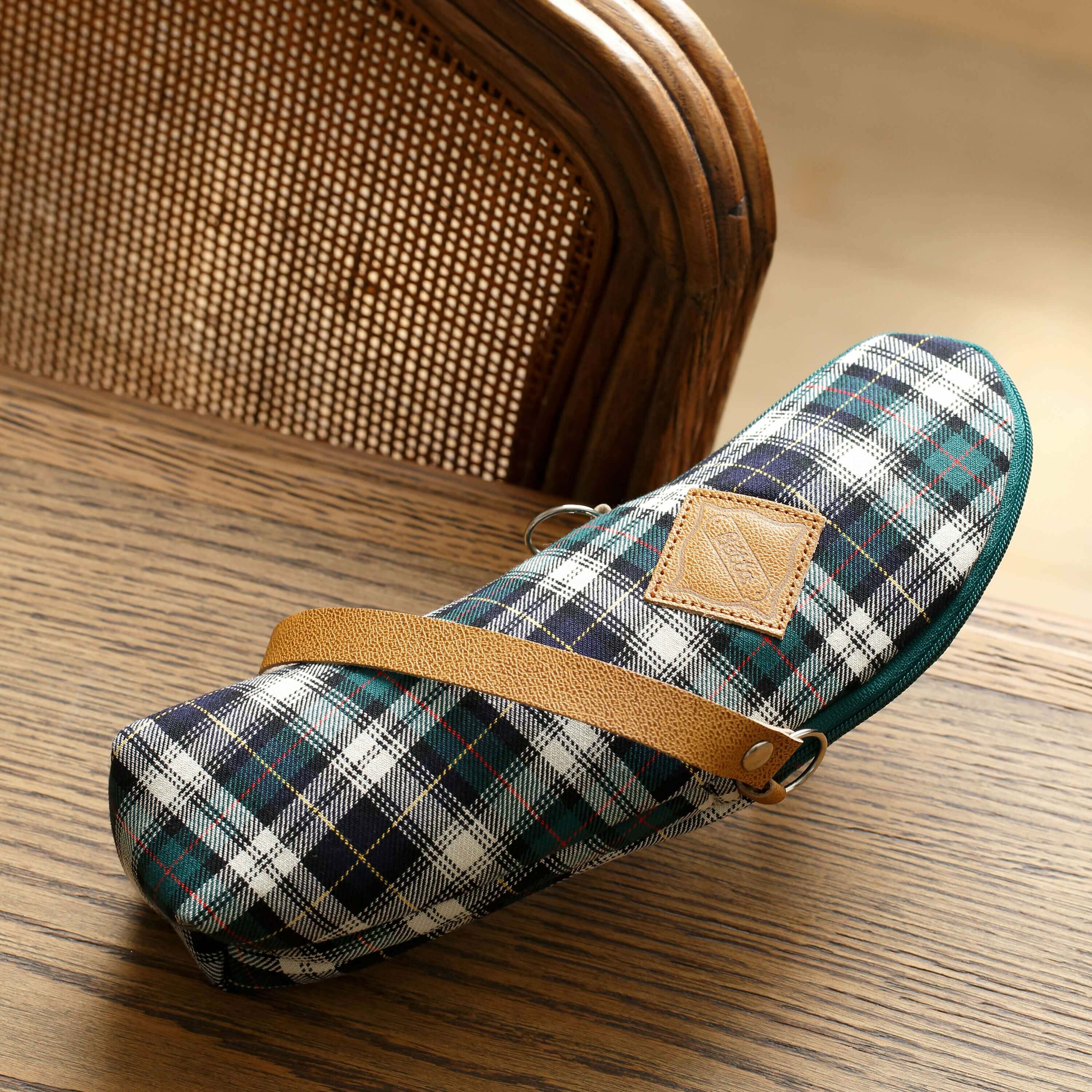 Betta 專用奶瓶保暖袋-格子綠色