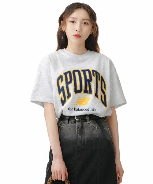 NEW BALANCE UNI NB 韓國限量 短袖 短T 灰 NBNEC23013_16