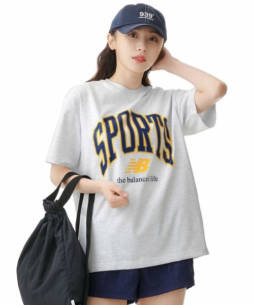 NEW BALANCE UNI NB 韓國限量 短袖 短T 灰 NBNEC23013_16