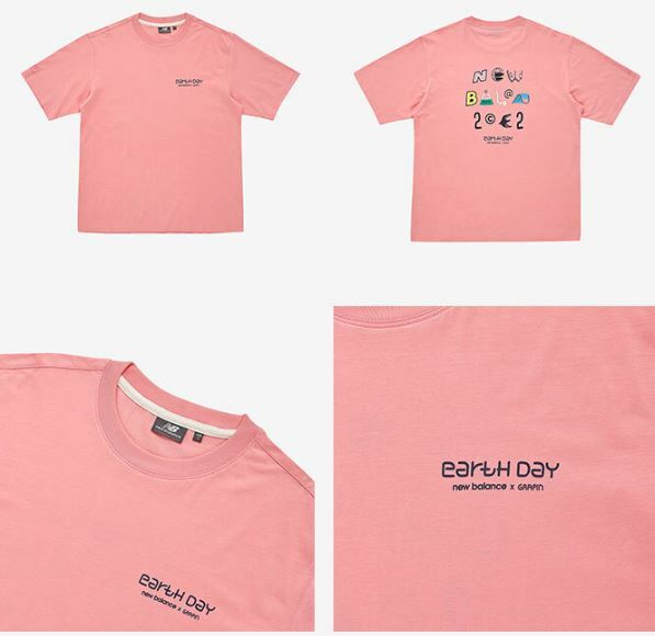 NEW BALANCE X GRAPIN 韓國限量 短袖 短T 粉紅 NBNEC2L203_61