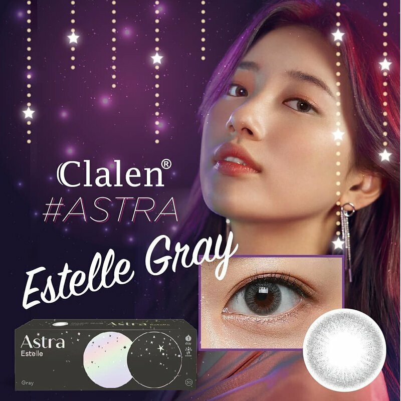 [Bling Bling款] Clalen Astra 1 Day 每日拋棄型彩色隱形眼鏡 | 每盒30片 (Glitter/Gray/Brown)