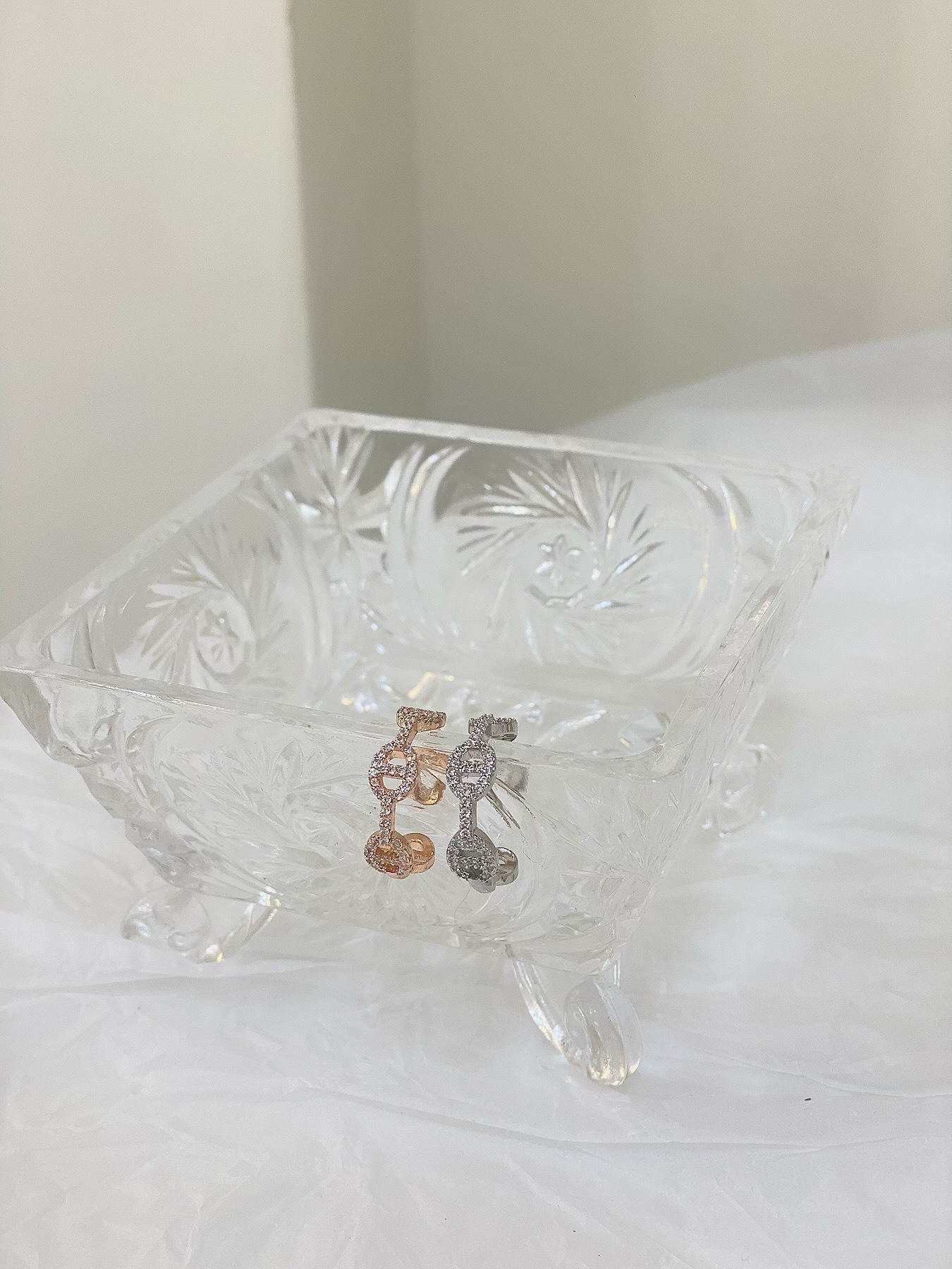 【調整戒】滿鑽豬鼻戒