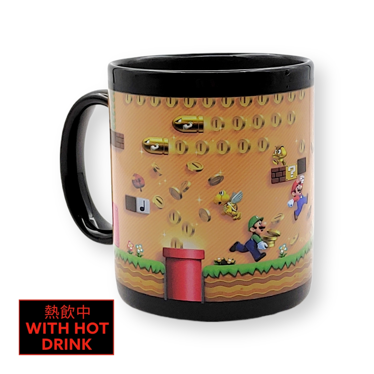<任天堂>瑪利奧熱感水杯
