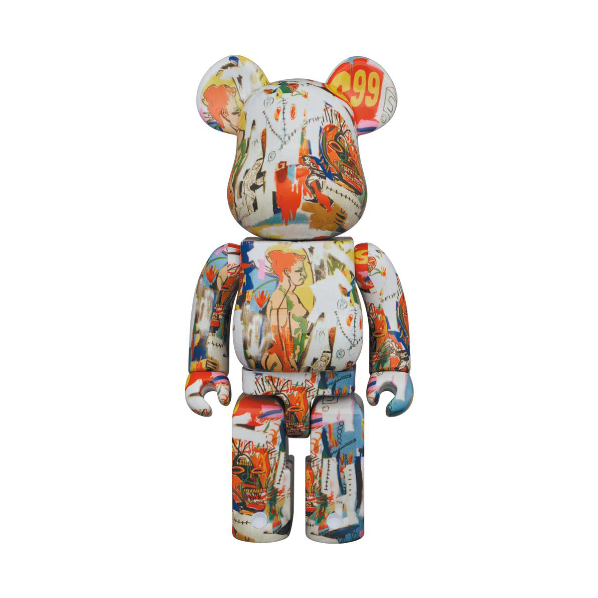 -(E12a)-BE@RBRICK ANDY WARHOL JEAN MICHEL BASQUIAT #4 400% 巴斯奇亞