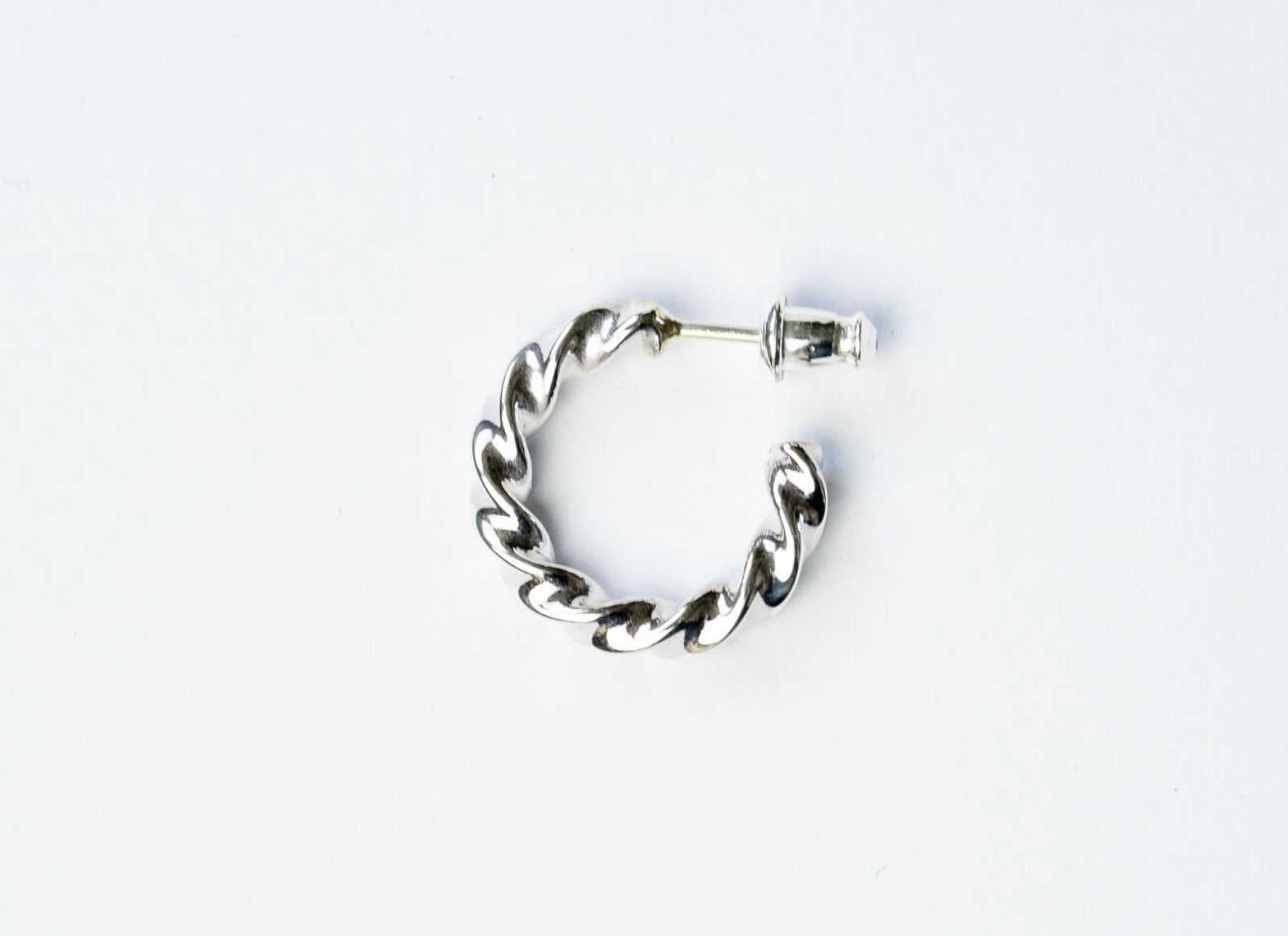 扭紋3mm耳環 (single earring)