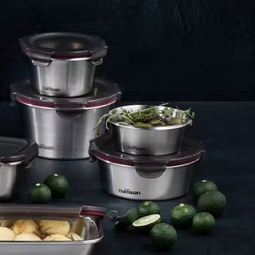Cuitisan 圓形抗菌不鏽鋼保鮮盒