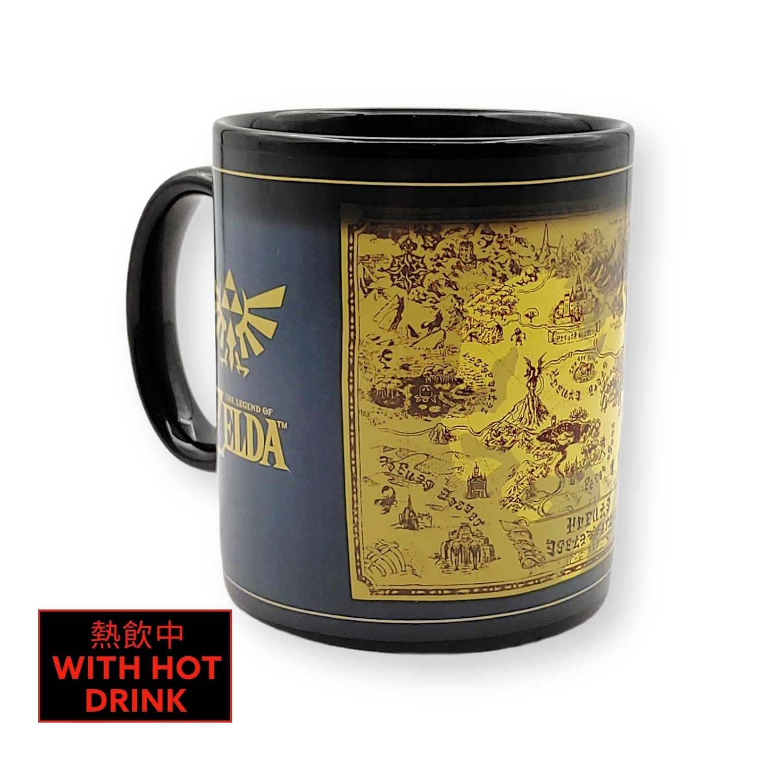 <薩爾達傳說ZELDA>熱感地圖水杯