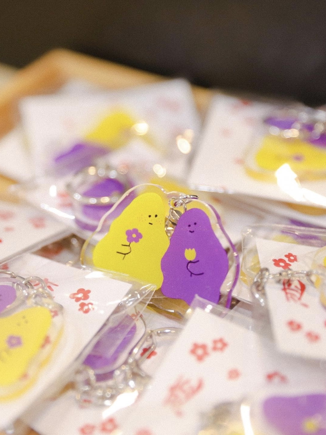 桃花鑰匙圈 桃桃