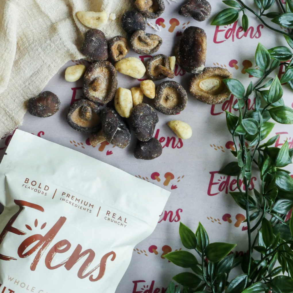 Edens 香蒜香菇脆片