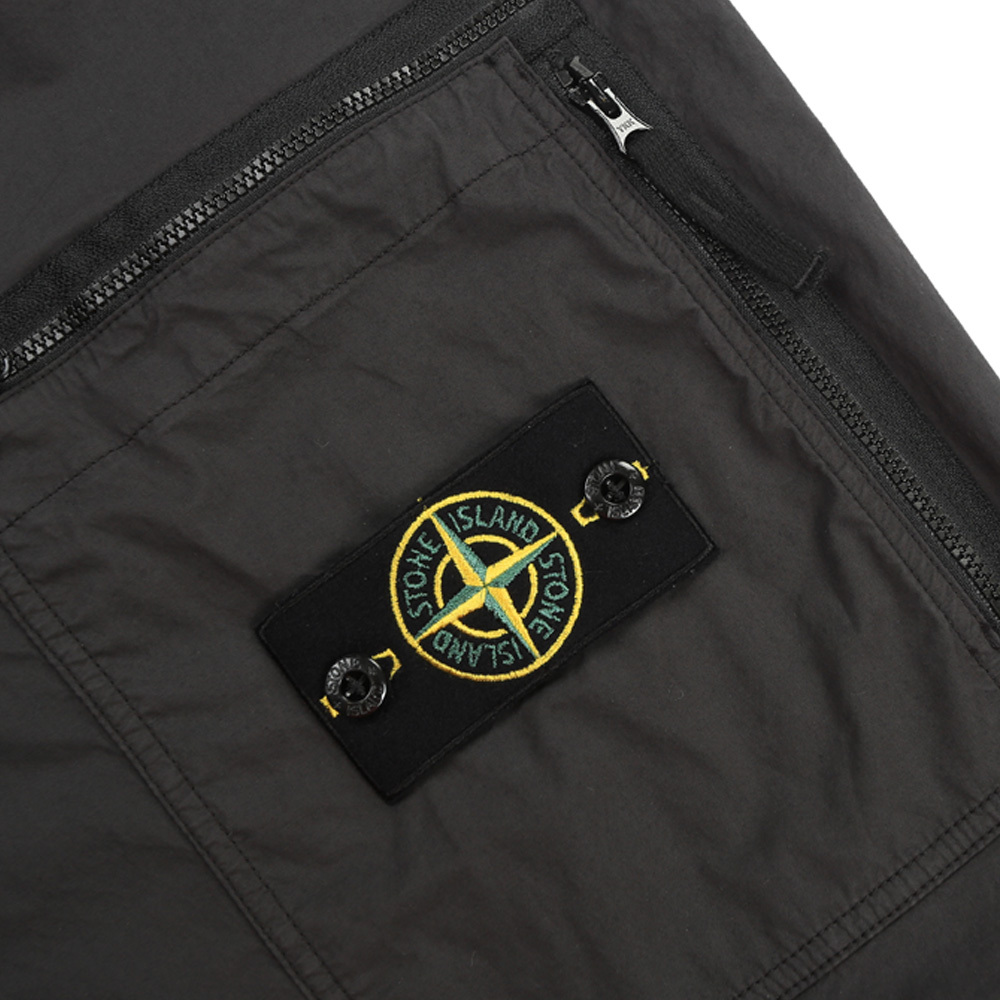 Stone Island 羅盤LOGO 鬆緊腰帶 長褲 褲子 木炭色