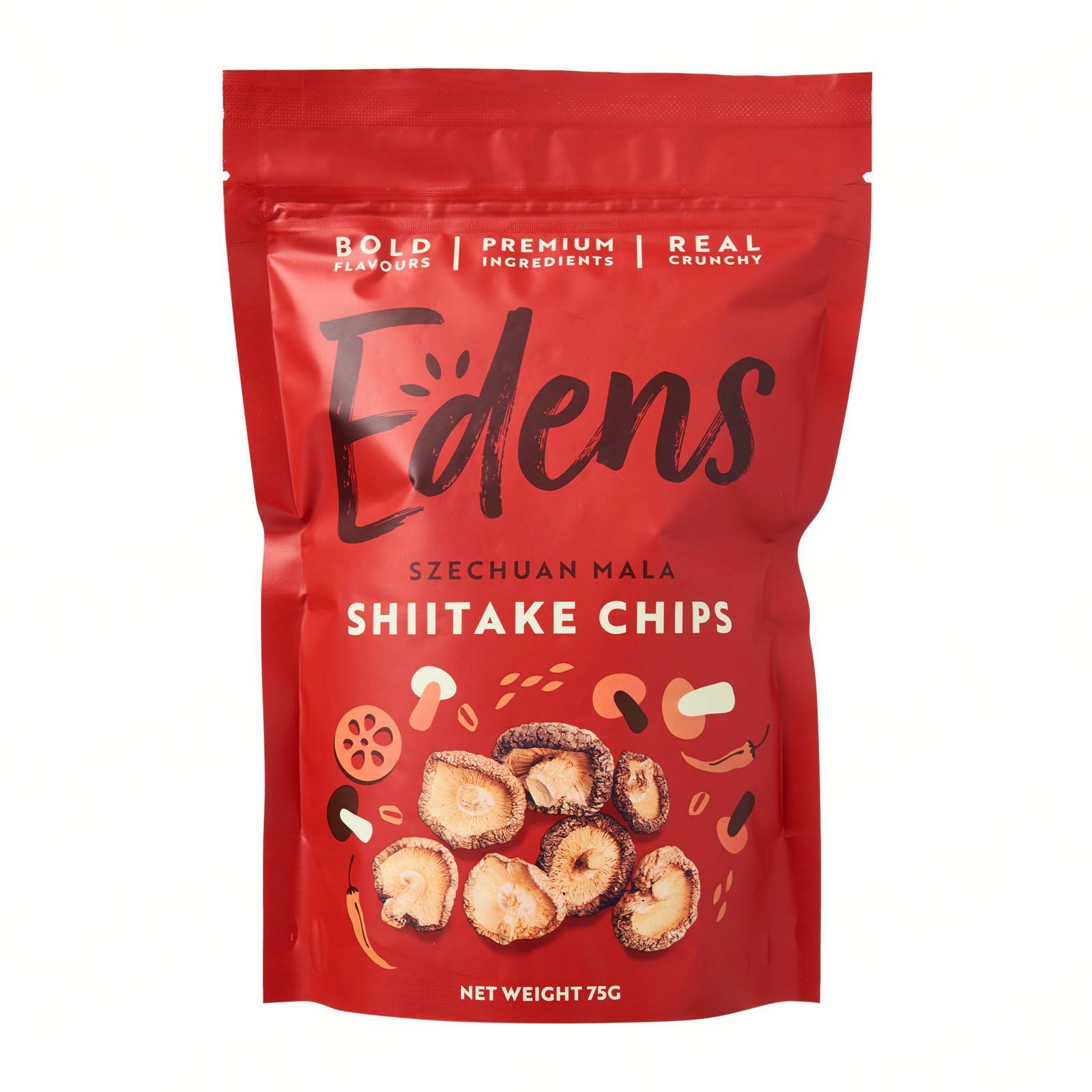 12月優惠 Edens 麻辣香菇脆片